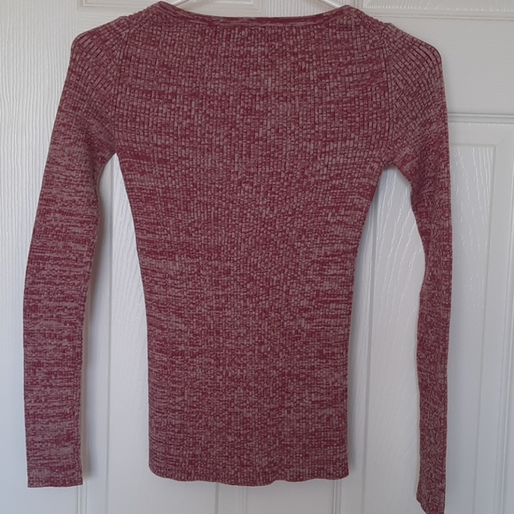 Scoop neck ribbed sweater - Picture 3 of 4